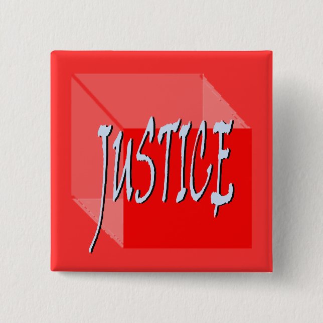 Schaltfläche "Geo Justice Square" Button (Vorderseite)