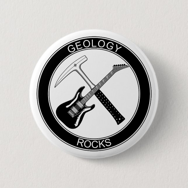 Schaltfläche "Geology Rocks" Button (Vorderseite)