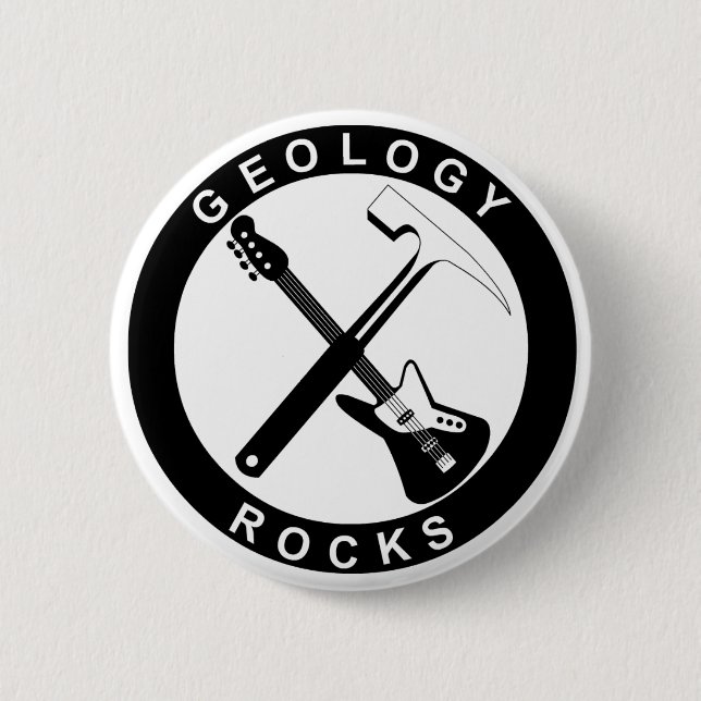 Schaltfläche "Geology Rocks" Button (Vorderseite)
