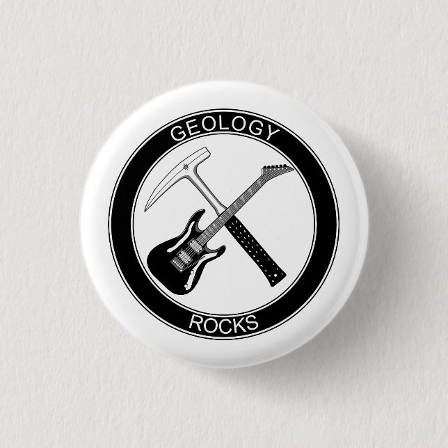 Schaltfläche "Geology Rocks" Button (Vorderseite)