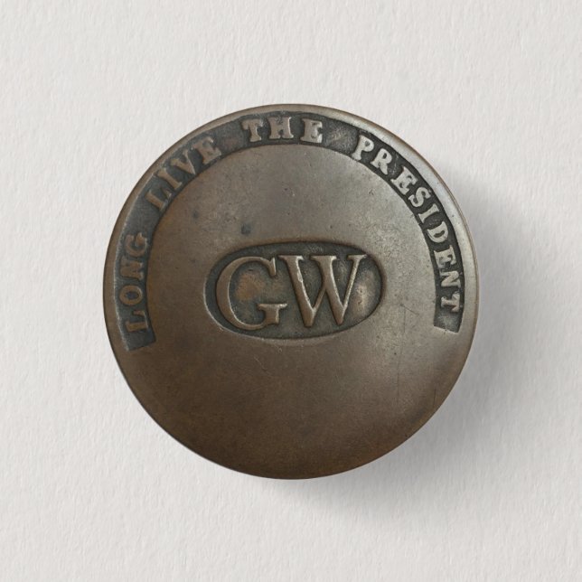 Schaltfläche George Washington Campaign Button (Vorderseite)