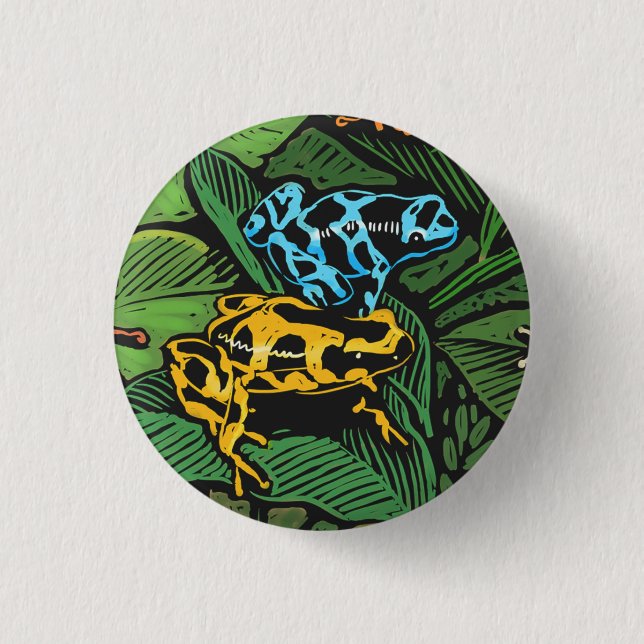 Schaltfläche "Gift Dart Frosch" Button (Vorderseite)