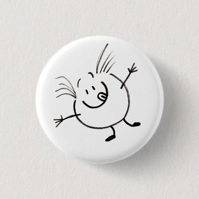 Schaltfläche "Goofy Doodle Typ" Button (Vorderseite)