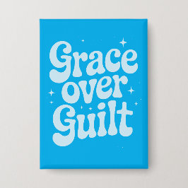 Schaltfläche Grace Over Guilt Rectangle Button