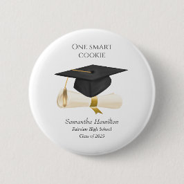 Schaltfläche "Graduierungspapier" Personalisiert Button