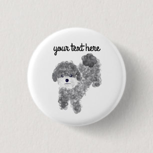 Schaltfläche "Gray Poodle #1" Button