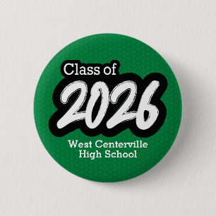 Schaltfläche "Green Bold Brush Class" (2026) Button