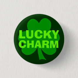 Schaltfläche "Green Lucky Charm" für das Kleeblatt Button