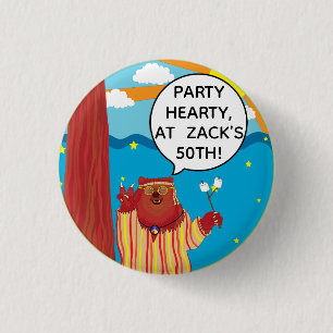 Schaltfläche "Groovy Bear Party" Button