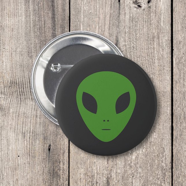 Schaltfläche "Grüne Alien" Button (Green Alien Button)