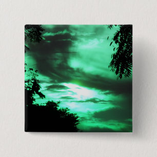 Schaltfläche "Grüner Clouded Sky" Button