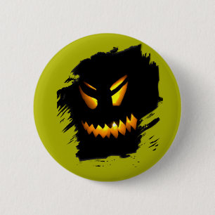 Schaltfläche "Halloween-Jack-O-Lantern" Button