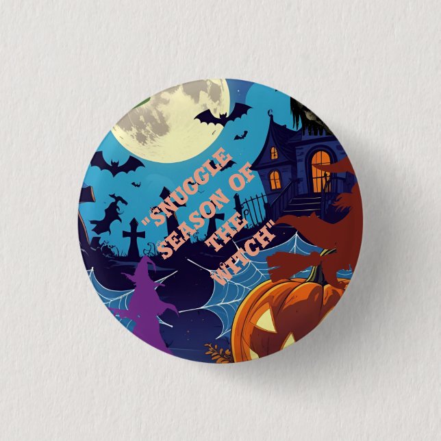 Schaltfläche Halloween-Party Button (Vorderseite)