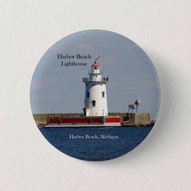 Schaltfläche "Harbour Beach Lighthouse" Button (Vorderseite)