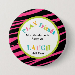 Schaltfläche "Helfer Halle Pass" der Tierdrucksch Button