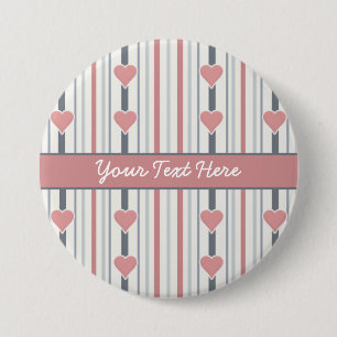 Schaltfläche "Herz & Streifen", anpassen Button