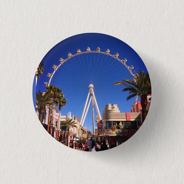 Schaltfläche "High Roller Ferris Wheel Las Vegas # Button (Vorderseite)
