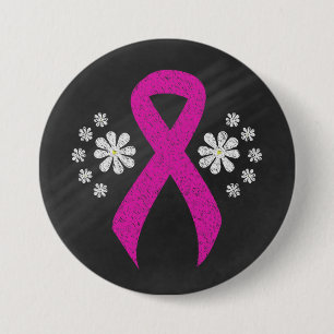 Schaltfläche "Hot Pink Awareness Ribbon" in der Ko Button