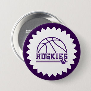 Schaltfläche Huskies Button