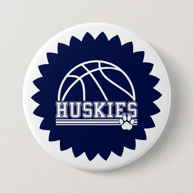 Schaltfläche Huskies Button (Vorderseite)