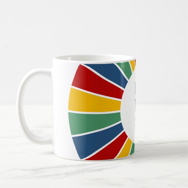 SCHALTFLÄCHE I + Foto, Text, Monogramm Tasse (Links)