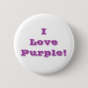 Schaltfläche I Liebe Lila Button