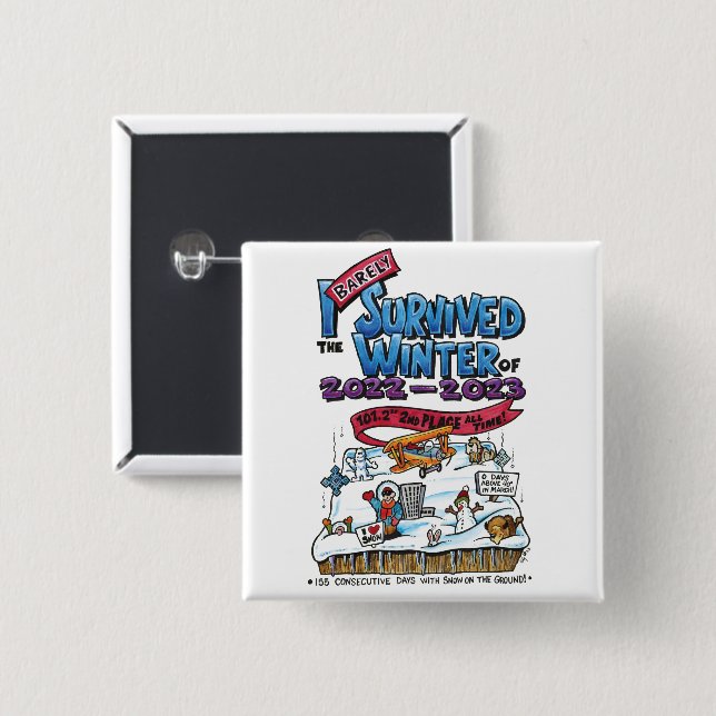 Schaltfläche: Ich habe den Winter 2022/23 kaum übe Button (Vorne & Hinten)