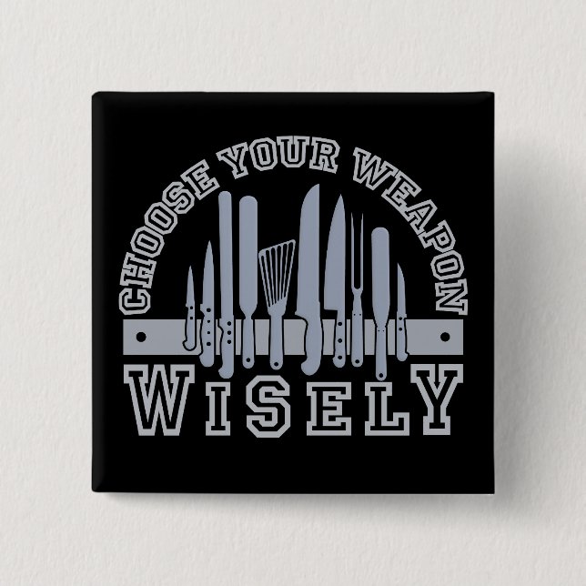 Schaltfläche "Ihre Waffe auswählen" Button (Vorderseite)