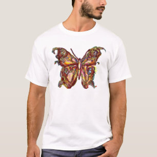 SCHALTFLÄCHE IN GOLDEN GLITZERN T-Shirt