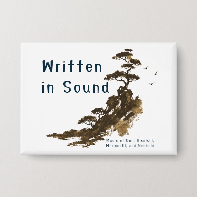 Schaltfläche 'In Sound geschrieben' Button (Vorderseite)