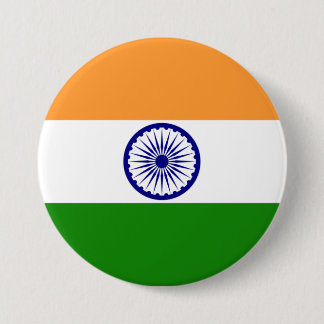 Schaltfläche "India Flag Design"-Button Button
