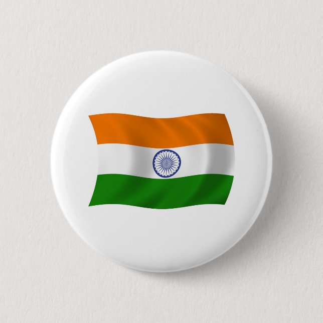 Schaltfläche "Indien" Button (Vorderseite)