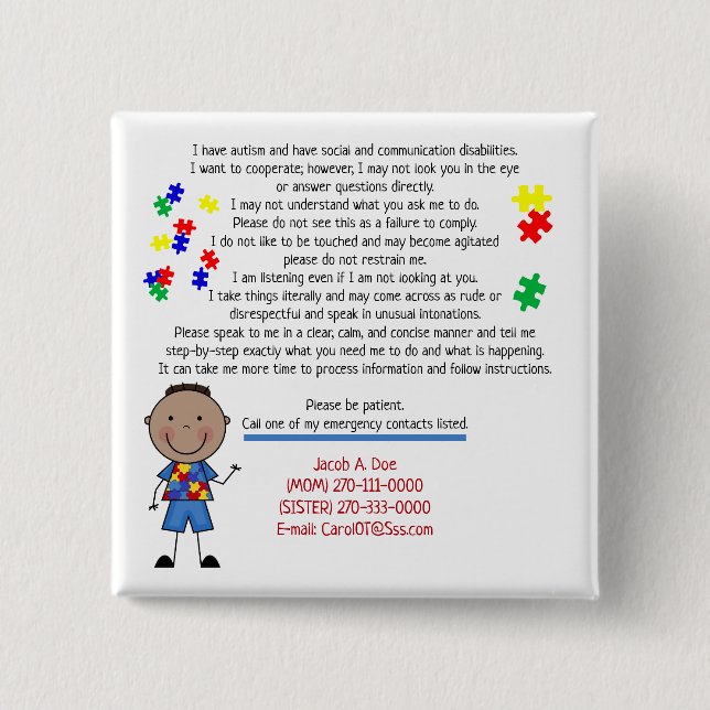 Schaltfläche "Info-Platz für Kinder hinzufügen" Button (Vorderseite)