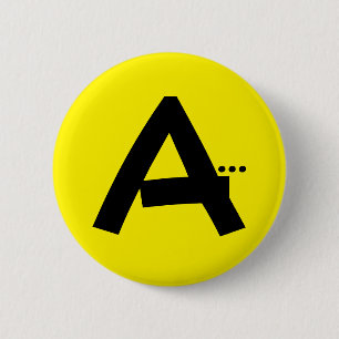 Schaltfläche "Initial Letter A Monogram Modern" Button
