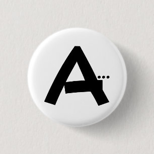 Schaltfläche "Initial Letter A Monogram Modern" Button