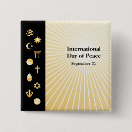 Schaltfläche "Internationaler Friedenstag" Button