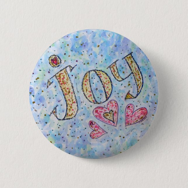 Schaltfläche "Joy" des Inspirationsworts Button (Vorderseite)