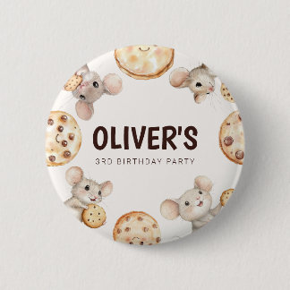 Schaltfläche Kindergeburtstag für Cookies und Maus Button