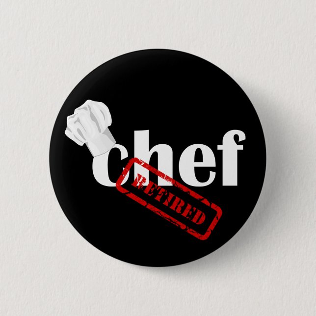 Schaltfläche "Koch-Hut nachfahren" Button (Vorderseite)