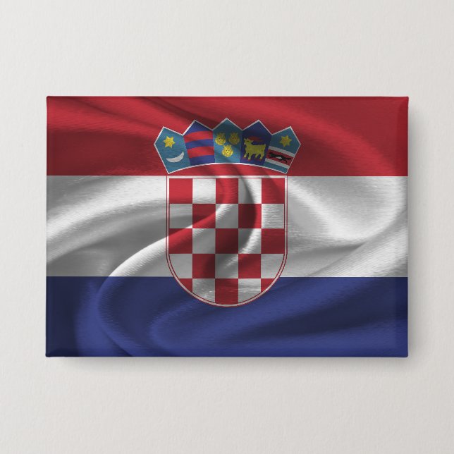 Schaltfläche "Kroatien" Button (Vorderseite)