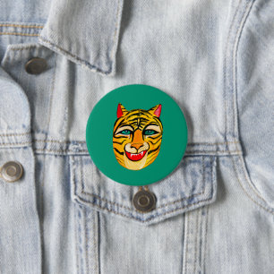 Schaltfläche "Laughing Tiger Watercolor" Button