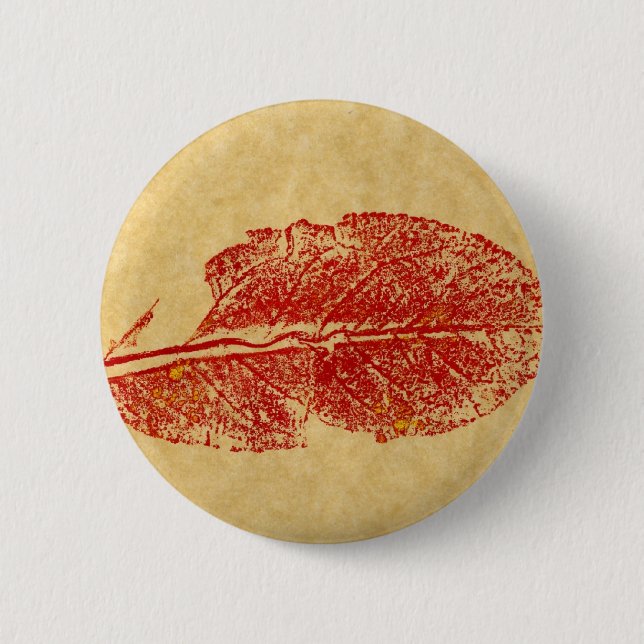 Schaltfläche "Leaf Nature Prints" Button (Vorderseite)