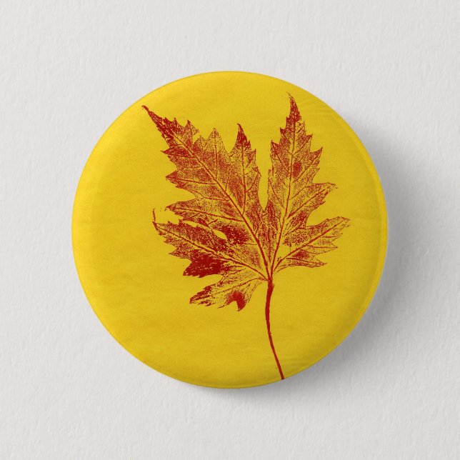 Schaltfläche "Leaf Nature Prints" Button (Vorderseite)