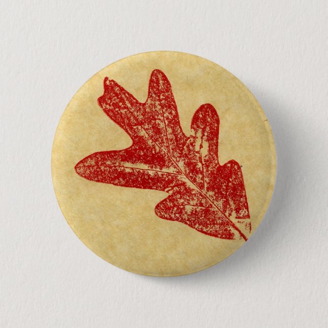 Schaltfläche "Leaf Nature Prints" Button (Vorderseite)