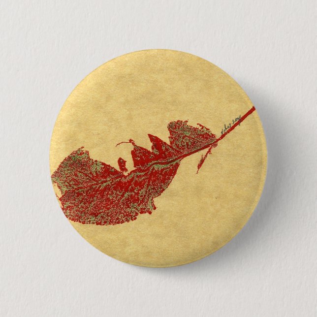 Schaltfläche "Leaf Nature Prints" Button (Vorderseite)