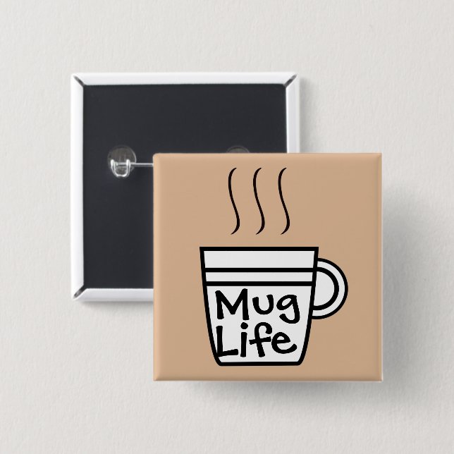 Schaltfläche "Lebensdauer" der Tasse Button (Vorne & Hinten)