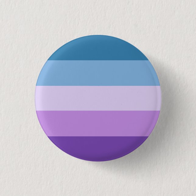 Schaltfläche "Lesbischer Stolz" (blau/Lila) Button (Vorderseite)