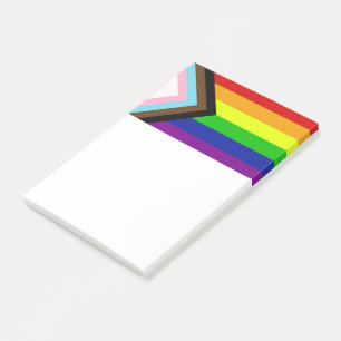Schaltfläche "LGBTQ+-Pride" - Anmerkungen Post-it Klebezettel