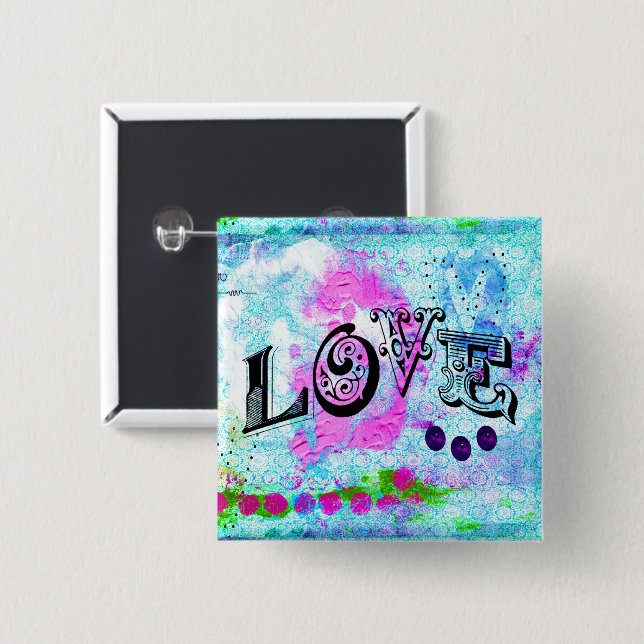 Schaltfläche Liebe Button (Vorne & Hinten)