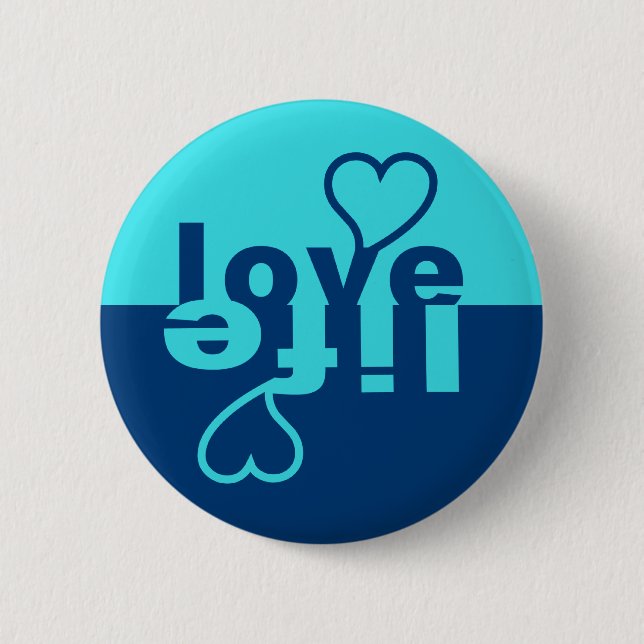 Schaltfläche "Liebe" Button (Vorderseite)